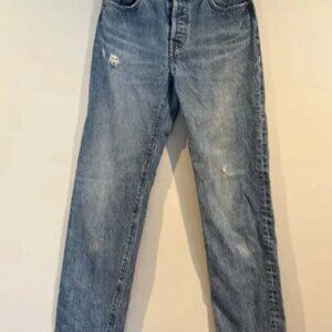 Levi's 501 Button Fly Straight Leg Jeans